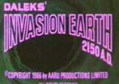 Daleks' Invasion Earth 2150 A.D. Logo